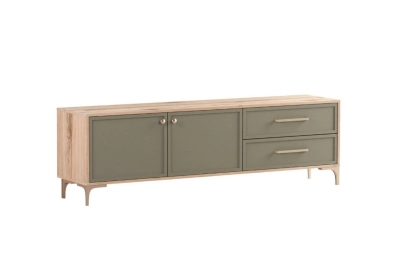 ТВ шкаф Алба - дъб канела / олив