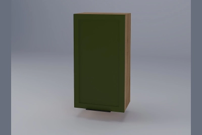 Горен шкаф Анна B50 зелено бали / златен дъб h920