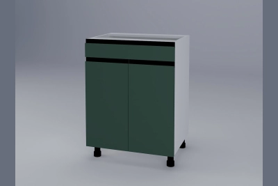 Шкаф с чекмедже H60ДШ Тина зелено