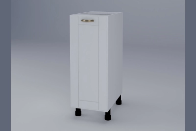 Долен шкаф Доминика H30 бяла коприна