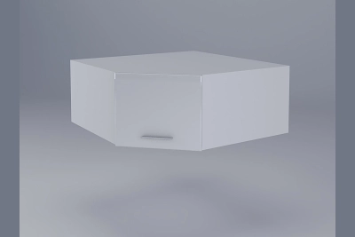 Шкаф надстройка Бианка А87Х87 бял гланц/бяло