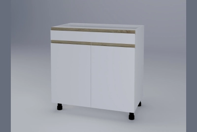 Шкаф с чекмедже Тина H80ДШ бяло