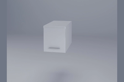 Шкаф надстройка Бианка А30 бял гланц/бяло