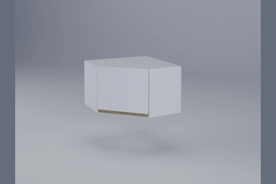 Шкаф надстройка Тина А57х57 бяло (320)