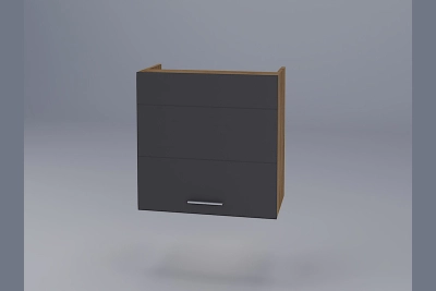 Шкаф за абсорбатор Бианка 60 см. графит/златен дъб h920