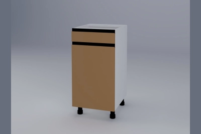 Долен шкаф с чекмедже Тина H40ДШ карамел