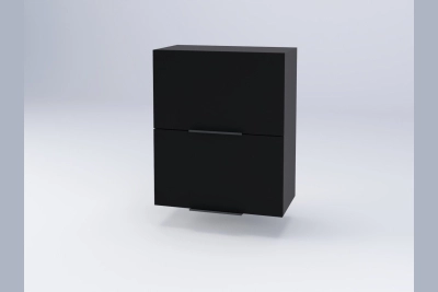 Горен шкаф Адел B60Б черен софттъч