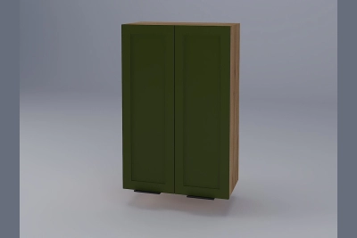 Горен шкаф Анна B60 зелено бали / златен дъб h920