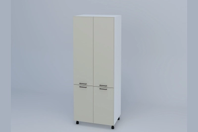 Шкаф П80 2Д  h213 Ариел светло сив софттач