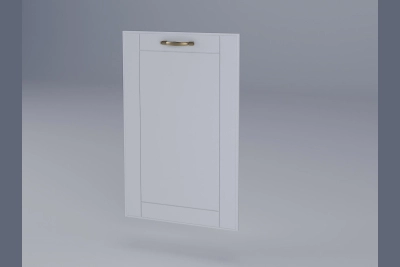 Врата за електроуред Доминика на 45 см. бяла коприна