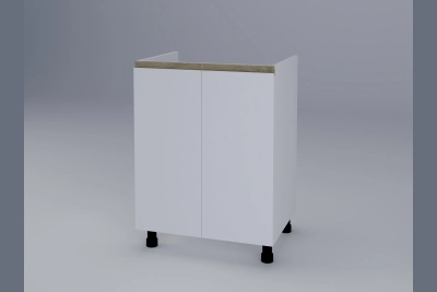 Шкаф за мивка Тина H60M бяло