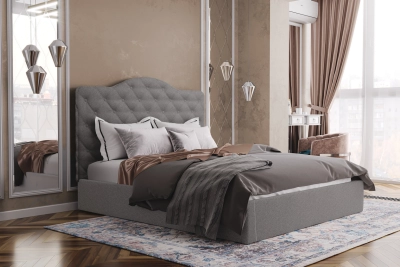 Тапицирано легло Каролина 180/200 с рамка и матрак