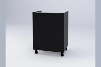Шкаф за мивка Адел H60M черен софттъч
