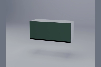 Шкаф надстройка Тина А80 зелено (320)