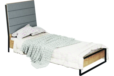 Единично легло Лофт с наклонена табла