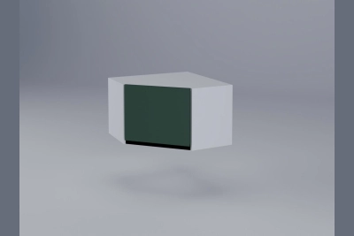 Шкаф надстройка Тина А57х57 зелено (320)