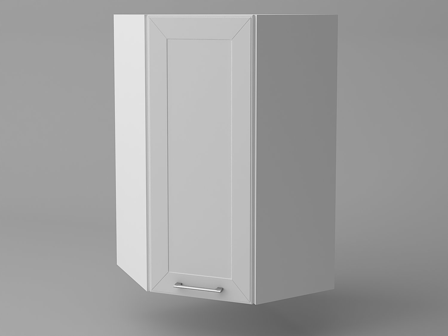 Горен ъглов шкаф Марго 60х60 h920 бяло ︽ Онлайн на Цена 161,00 лв ...