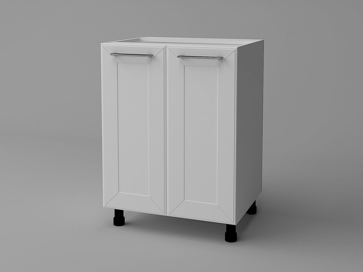 Долен шкаф Марго H60 бяло ︽ Онлайн на Цена 139,00 лв. - ХОП Мебели